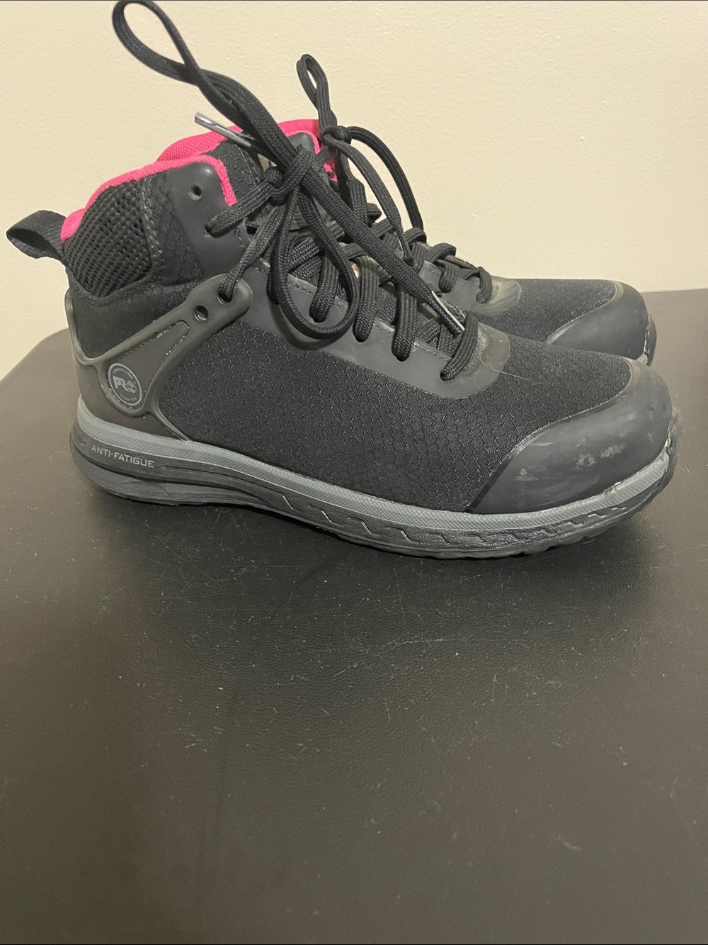 Timberland PRO Black Lace-Up Safety Boots Size 5.5